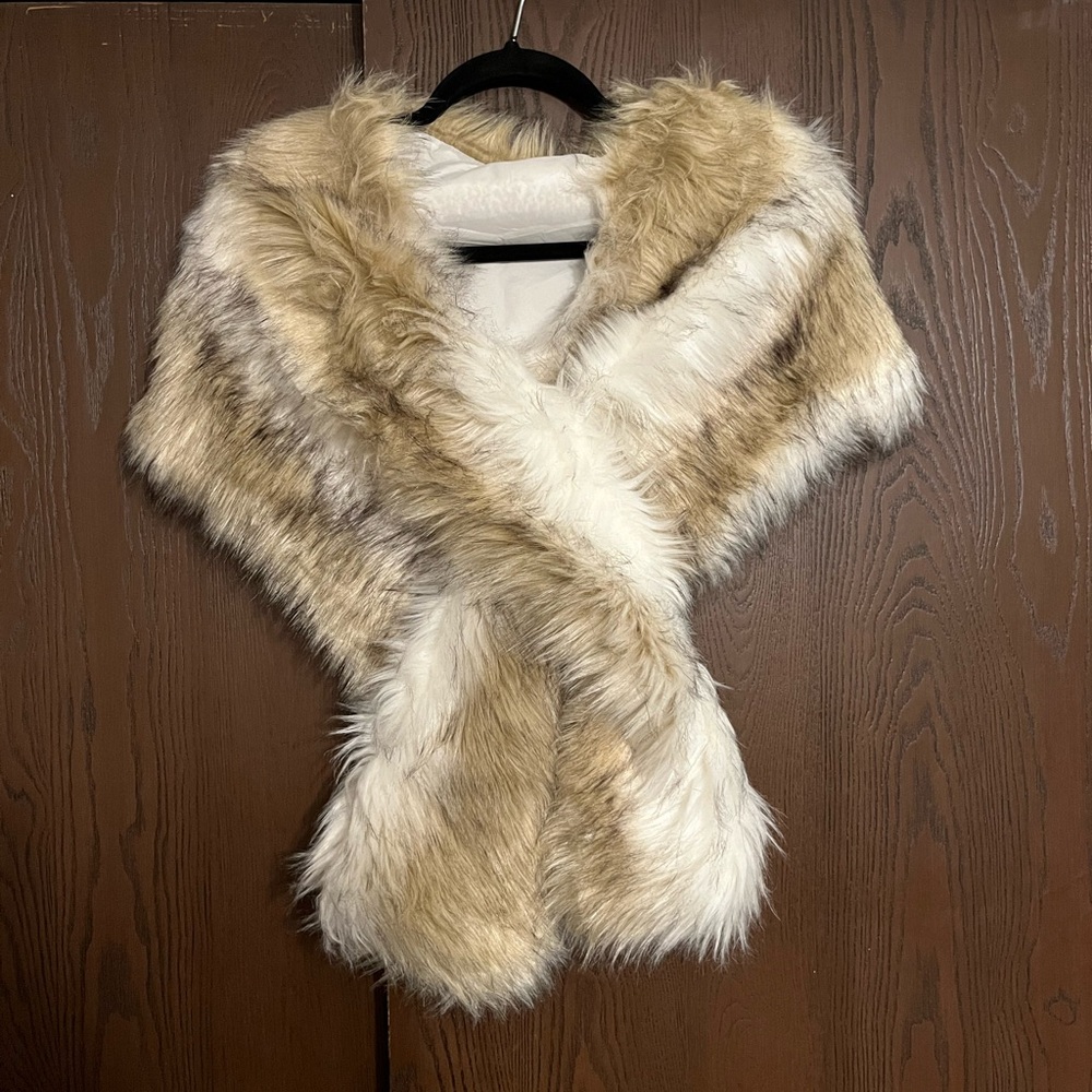 Faux Fur Shawl Wrap